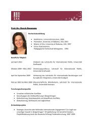 Prof. Dr. Margit Bussmann - ZAK