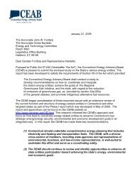 View Transmittal Letter - Connecticut Energy Advisory Board