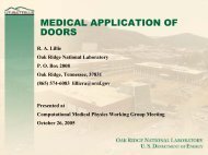 doors - Computational Medical Physics Working Group