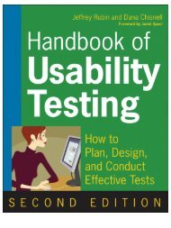 Handbook of Usability Testing: How to Plan, Design, and Conduct ...