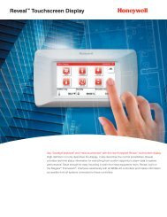 Honeywell Reveal™ touchscreen display - activelogix