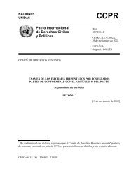 Pacto Internacional de Derechos Civiles y PolÃ­ticos - CCPR-Centre