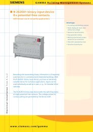 N 262E01 binary input device 8 x potential-free contacts - Siemens