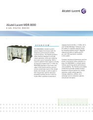 Alcatel-Lucent MDR-8000 6 GHz Digital Radios