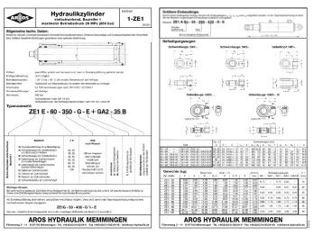 Baureihe 1-ZE1 - Aros Hydraulik GmbH