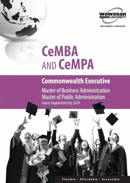 For CeMBA and CeMPA students - Wawasan Open University