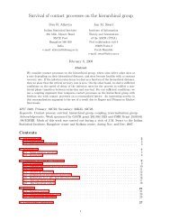 Survival of contact processes on the hierarchical group