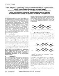 Aligning Layers Using Azo Dye Derivatives for Liquid Crystal Devices