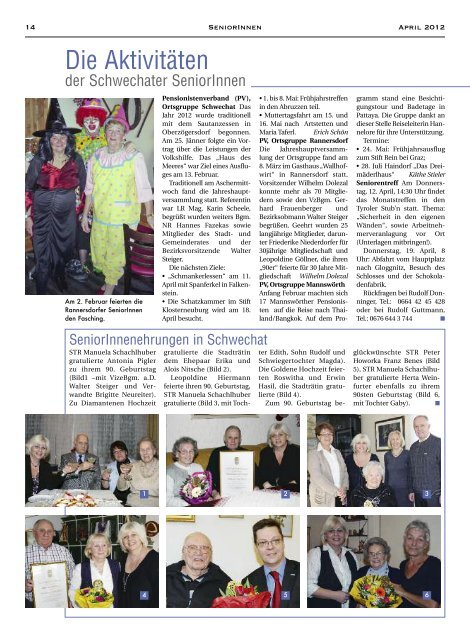 April-Ausgabe 2012 - Stadtgemeinde Schwechat