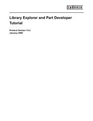Library Explorer and Part Developer Tutorial
