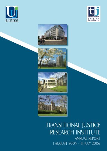 transitional justice institute - Research - University of Ulster