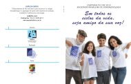 Folder Campanha da Voz - Sociedade Brasileira de Fonoaudiologia