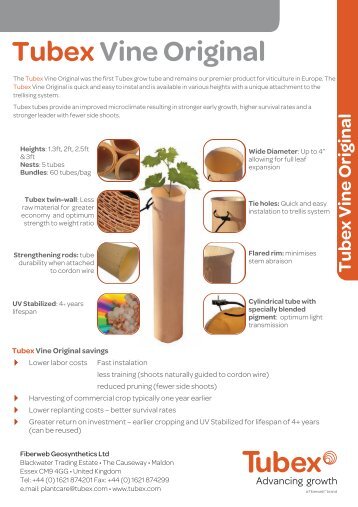 Tubex Vine Original (USA Grow Tubes)