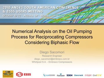 Numerical Analysis on the Oil Pumping Process for ... - ESSS
