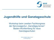 Jugendhilfe und Ganztagsschule - GanztÃ¤gig Lernen - Baden ...