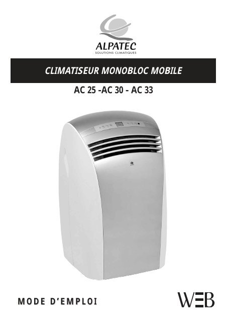 Climatiseur monobloc mobile LIGNE SILENT - RÃ©f - White and Brown