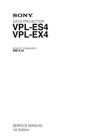 VPL-ES4/VPL-EX4 Service Manual - diagramas.diagram...