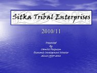 Sitka Tribal Enterprise - Central Council Tlingit Haida Indian Tribes ...