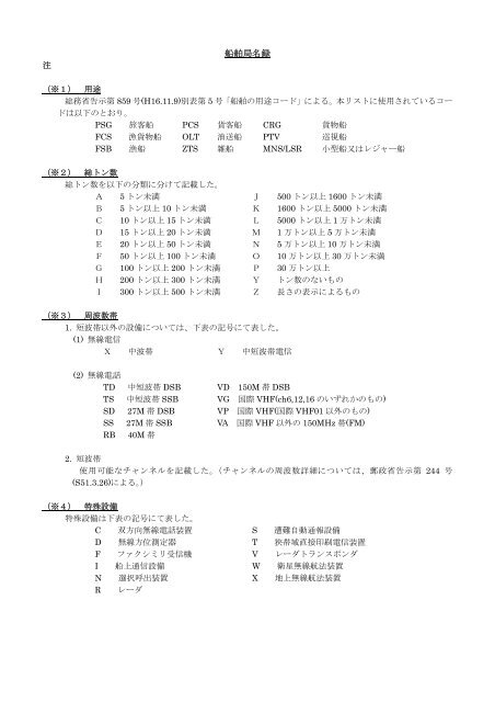 èˆ¹èˆ¶å±€åéŒ² - ç·å‹™çœ