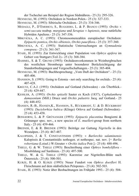 JEO Inhaltsverzeichnis 1-45, 1969-2013 - AHO Baden-Württemberg