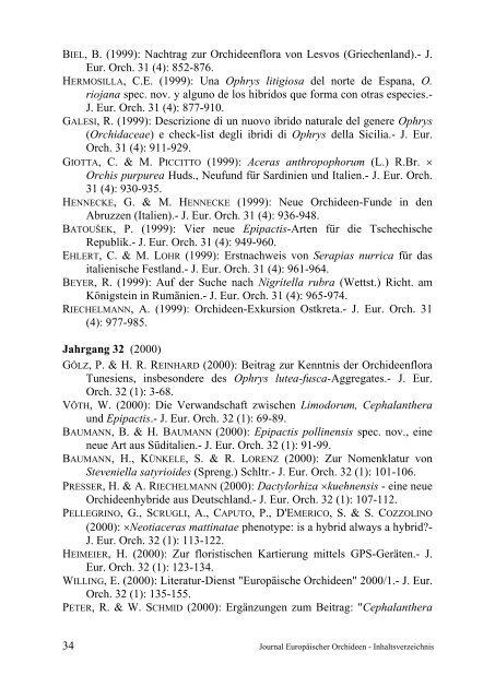 JEO Inhaltsverzeichnis 1-45, 1969-2013 - AHO Baden-Württemberg