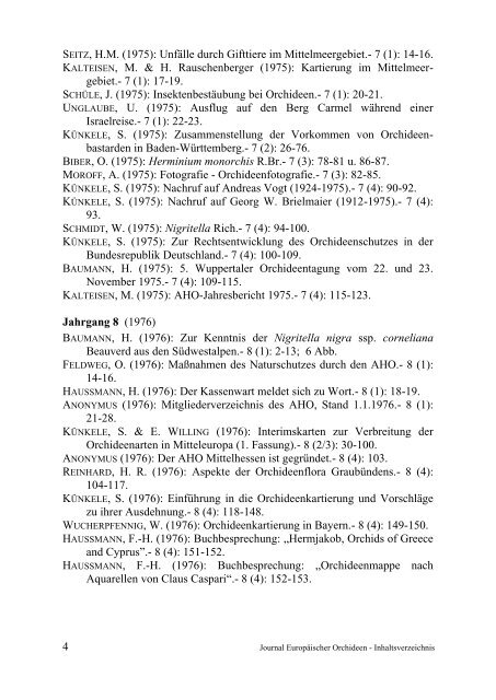 JEO Inhaltsverzeichnis 1-45, 1969-2013 - AHO Baden-Württemberg