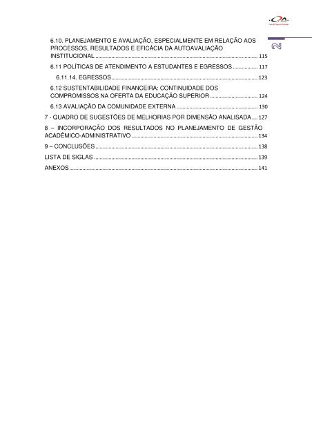 relatÃ³rio da comissÃ£o prÃ³pria de avaliaÃ§Ã£o - Universidade Estadual ...