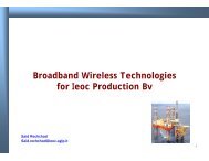 Broadband Wireless Technologies for Ieoc Production Bv