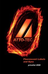 Fluorescent Labels and Dyes - ATTO-TEC GmbH