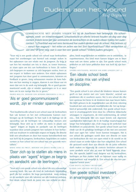 Volledig zilverblad in pdf - Sint-Jozefsinstituut Handel en Toerisme