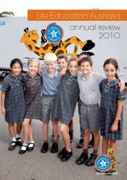 Life Education Australia annual review 2O1O - Hunter Life Education
