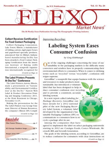 Labeling System Eases Consumer Confusion - NV Publications.com