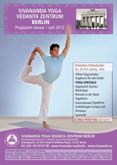 SIVANANDA YOGA VEDANTA ZENTRUM BERLIN