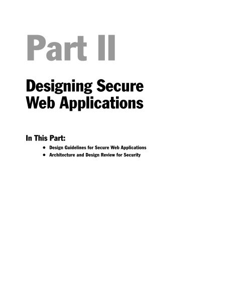 Improving Web Application Security: Threats and - CGISecurity