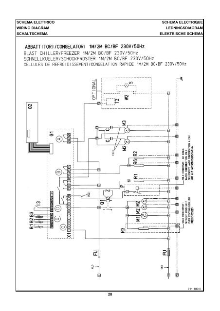 i manuale d'uso e manutenzione abbattitore/congelatore