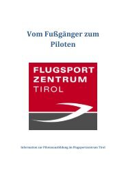 Info- BroschÃ¼re - Flugsportzentrum Tirol