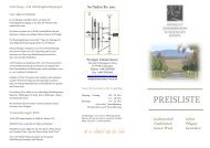 PREISLISTE - Weingut Zimmermann