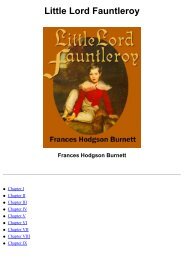 Little Lord Fauntleroy Frances Hodgson Burnett - Click A Tutor