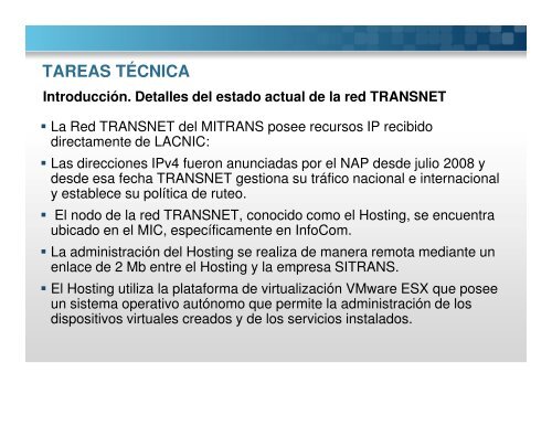 Desplegando la Red IPv6 - IPv6 Cuba