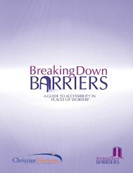 Breaking Down Barriers - Christian Horizons