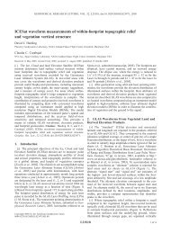 ICESat waveform measurements of within-footprint ... - Nasa