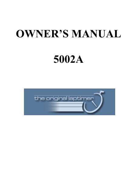 Manual 5002 - Unipro