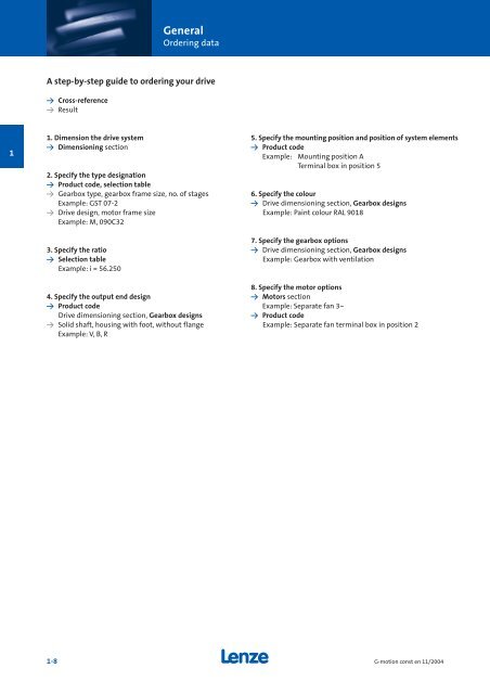 Geared motors