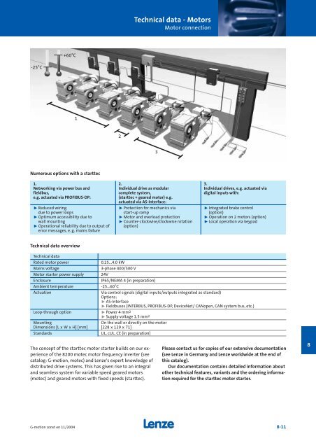 Geared motors