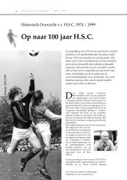 100 j aar v oetbal in h oogezand - Vv Hsc