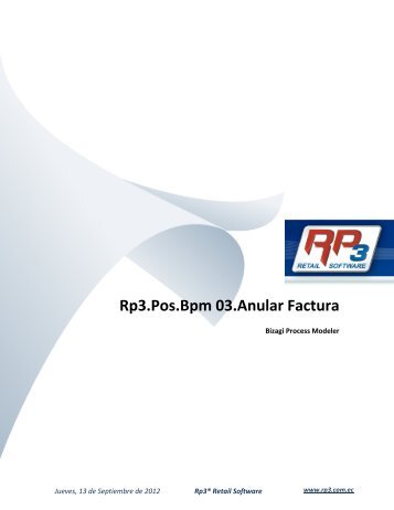 Anular Factura - RP3 Retail Software