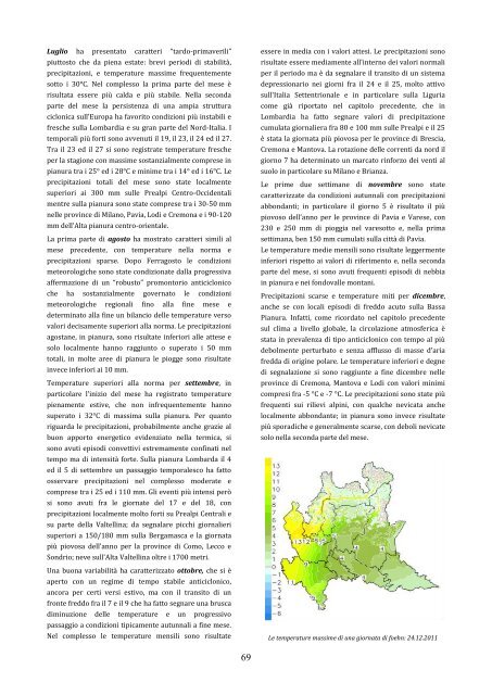 Rapporto stato foreste al 31 dicembre 2011 - Ersaf
