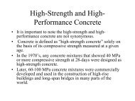 High-Strength and High- Performance Concrete