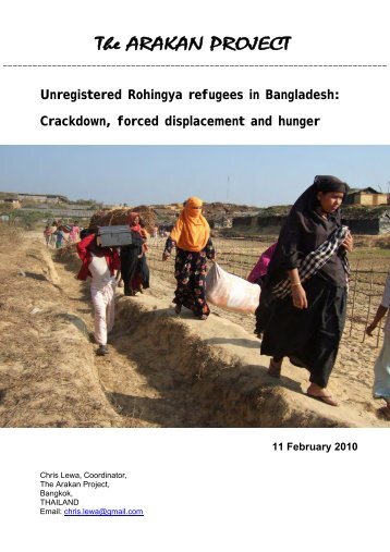 Unregistered Rohingya refugees in Bangladesh - Online Burma ...