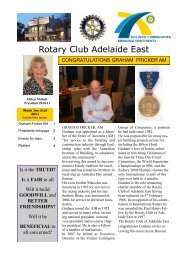 Rotary Club Adelaide East